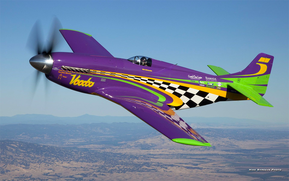 Voodoo is currently the world's fastest p-51 mustang