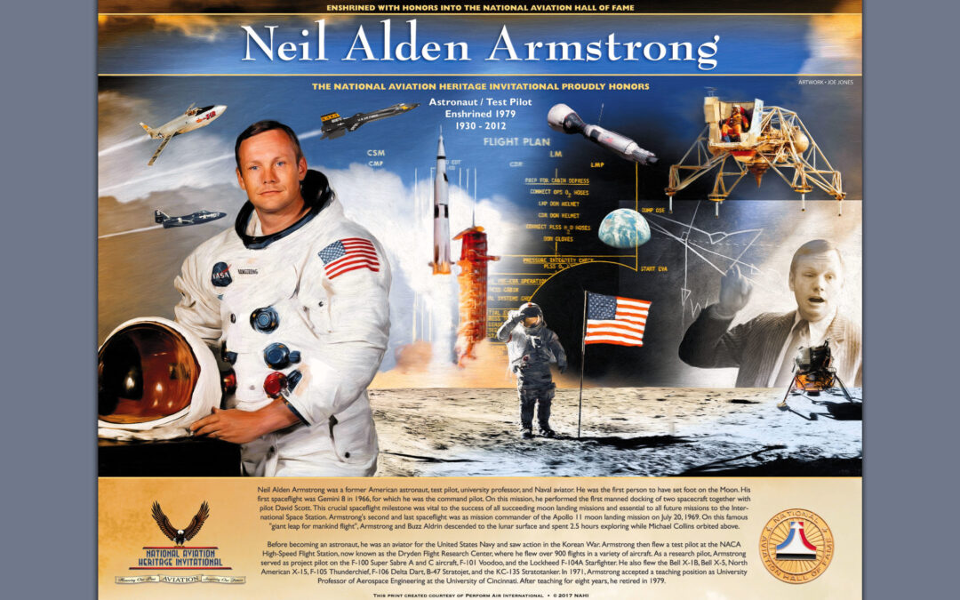 Preview of National Aviation Heritage Invitational Neil A. Armstrong Print Released