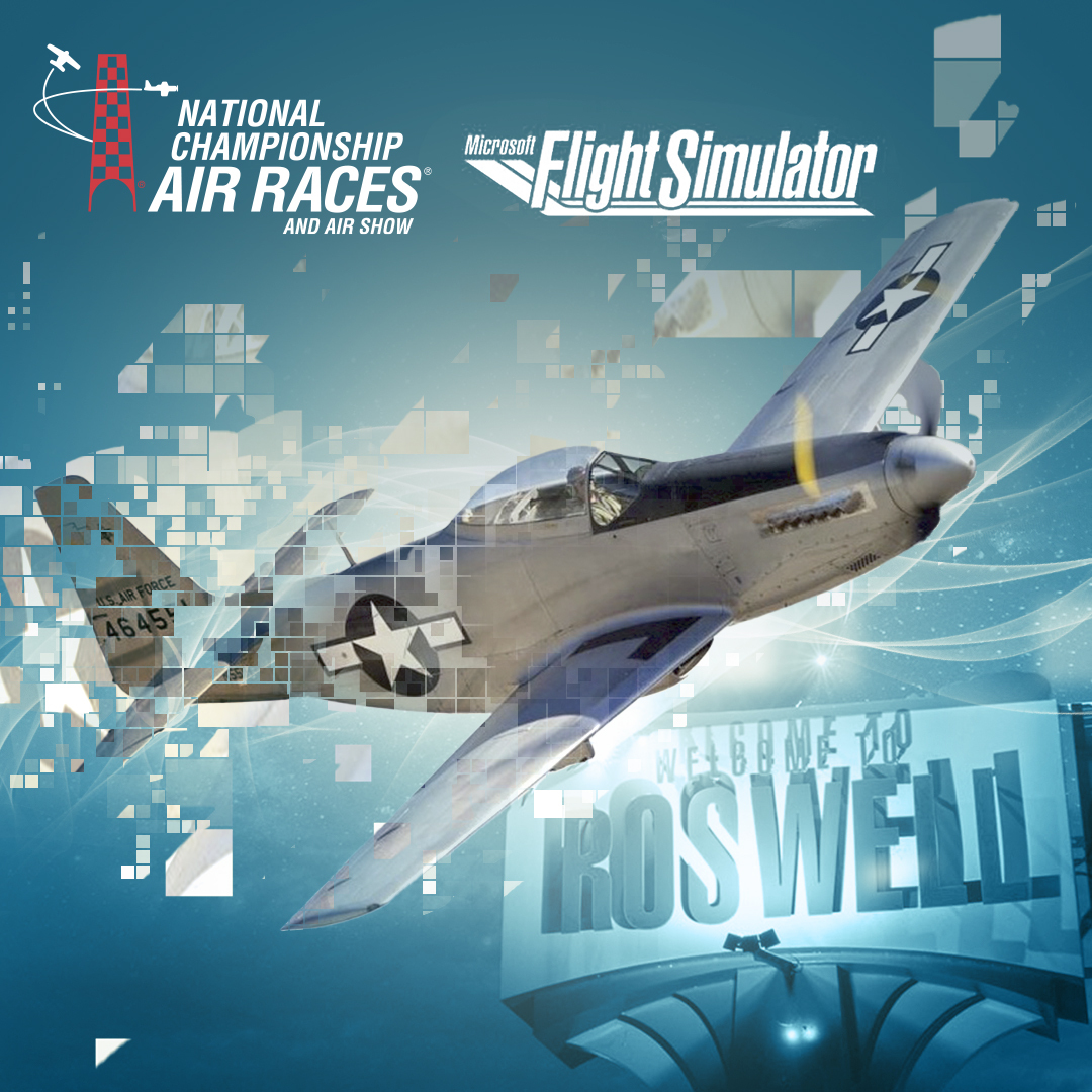 The National Championship Air Races announce Roswell courses to be included in newest Microsoft Flight Simulator