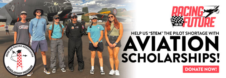 Racing for the Future - Help us "STEM" the Pilot Shortage with Aviation Scholarships! - Dontate Now!