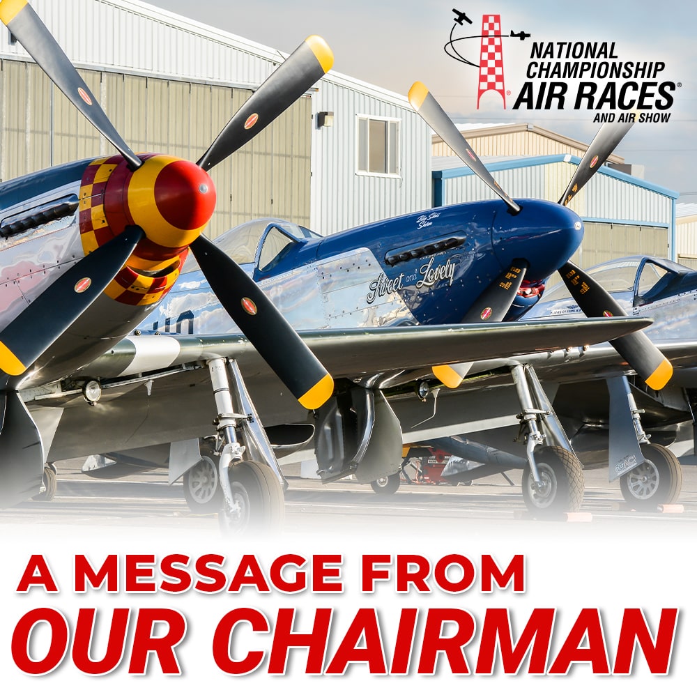 NCAR Chairman & CEO Fred Telling Provides an Air Racing Update