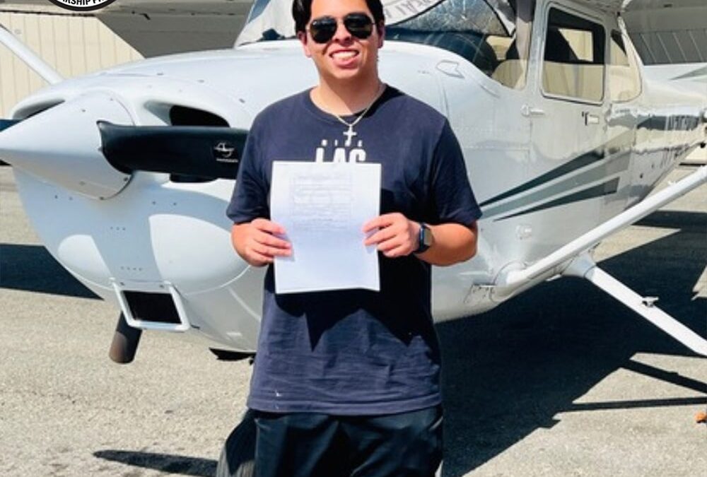 New Private Pilot – Jared Garrido