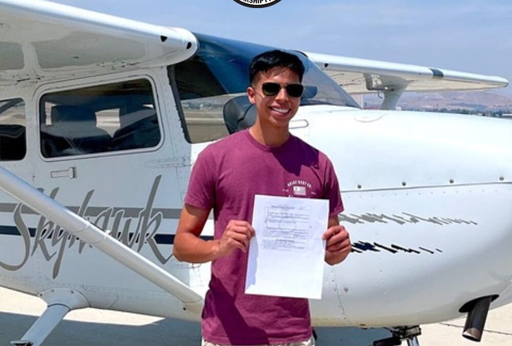 New Private Pilot – Tristan Bautista