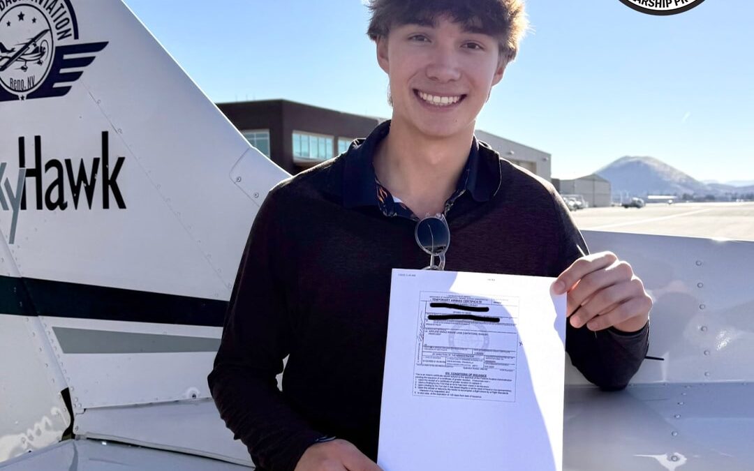 New Private Pilot – Zeus Wesley