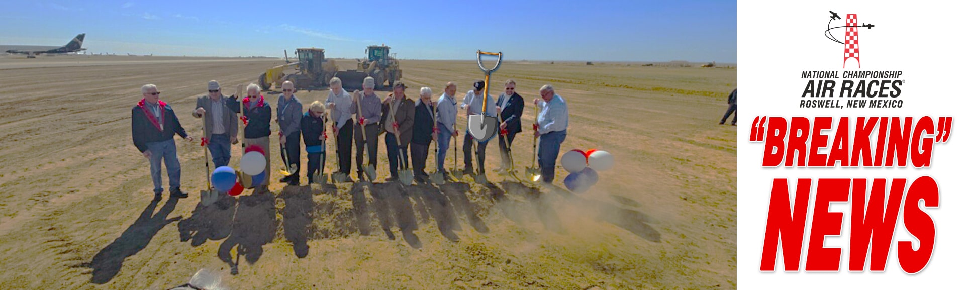 Grandstand Groundbreaking in Roswell