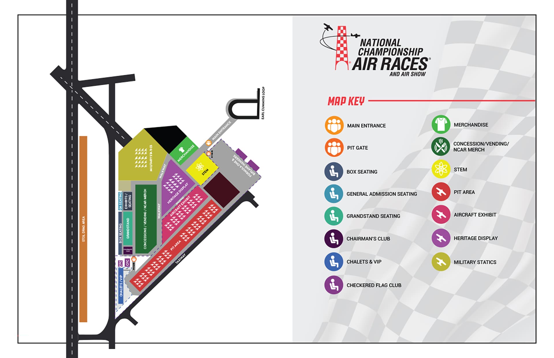 Venue Map of the air races